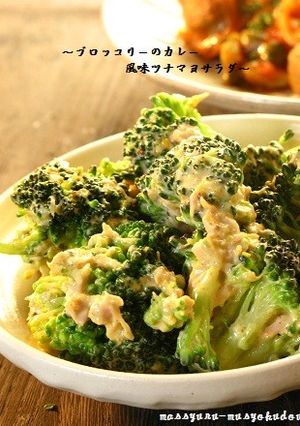 ■ブロッコリーのカレー風味ツナマヨサラダ-レシピのメイン写真