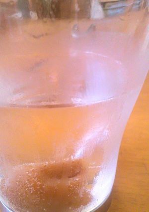 酢っきり～。○　梅酢の炭酸割り-レシピのメイン写真