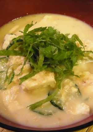 涼しい♪嬉しい♪鶏のささみの夏の冷汁-レシピのメイン写真