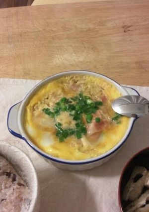 超簡単！豆腐とベーコンの本格卵とじ-レシピのメイン写真