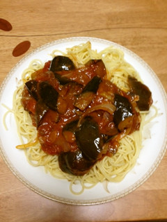 トマトとなすとベーコンのパスタ-レシピのメイン写真