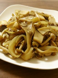 鉄板!きのこのバター炒め-レシピのメイン写真