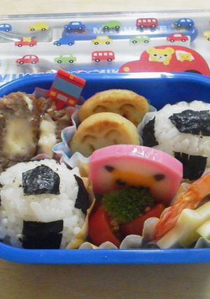 キャラ弁サッカーボール-レシピのメイン写真