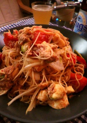 *玉葱シャキッ、和風の冷静パスタ*-レシピのメイン写真
