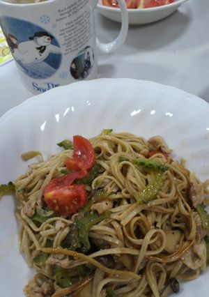 お蕎麦のパスタ風-レシピのメイン写真