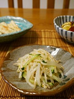 お弁当に*もやしと胡瓜のピリ辛ナムル*-レシピのメイン写真