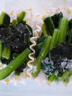 ほうれん草のり和え-レシピのメイン写真