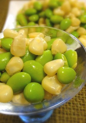 簡単リメイク♫もろこしと枝豆のナムル-レシピのメイン写真