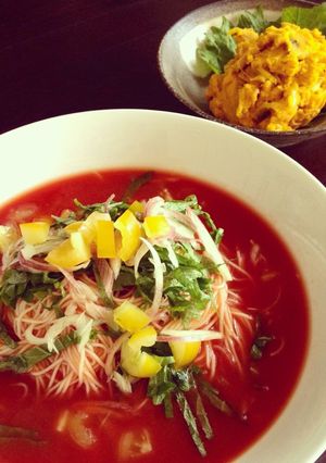 ＊＊さっぱりトマト素麺＊＊-レシピのメイン写真