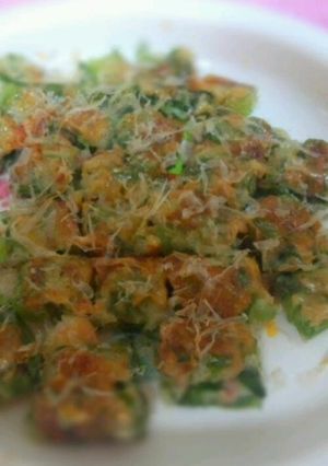 離乳食 中期～ 鉄分たっぷりお好み焼き-レシピのメイン写真
