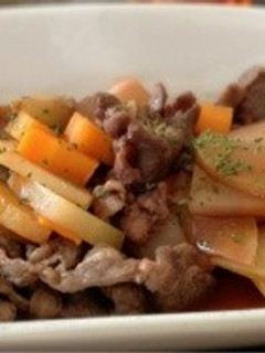 ラム肉と野菜の赤ワイン煮-レシピのメイン写真