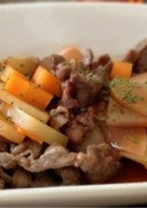 ラム肉と野菜の赤ワイン煮-レシピのメイン写真