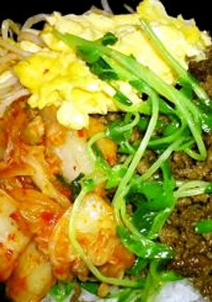 簡単（手抜き？）ビビンバ丼☆-レシピのメイン写真