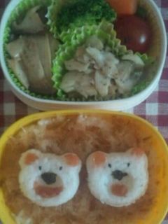 くまちゃん弁当-レシピのメイン写真