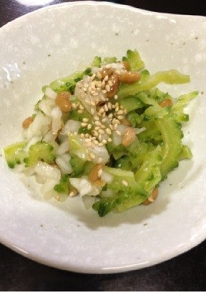 さっぱりゴーヤの納豆和え☆-レシピのメイン写真