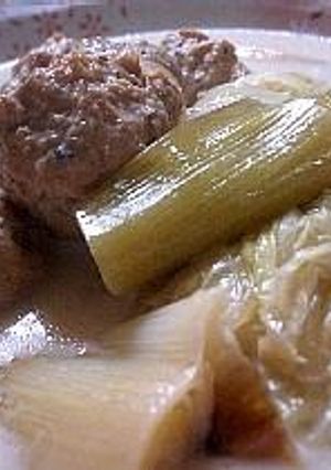 鶏海老団子と白菜の豆乳スープ鍋-レシピのメイン写真
