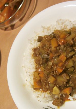 夏！1つの鍋で簡単入れるだけキーマカレー-レシピのメイン写真