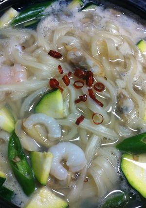 海鮮カルグクス-レシピのメイン写真