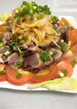 鰹のっけサラダ-レシピのメイン写真