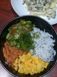 初心者サン向け簡単しらすの4種丼-レシピのメイン写真