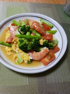 アスパラブロッコリーのエスニック炒め-レシピのメイン写真