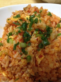 残りご飯でキムチ炒飯!-レシピのメイン写真