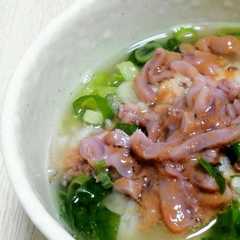 意外な美味しさ!?イカの塩辛茶漬け-レシピのメイン写真