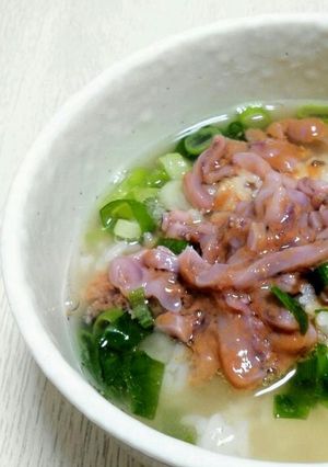 意外な美味しさ!?イカの塩辛茶漬け-レシピのメイン写真