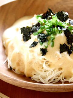 ゆるふわ納豆玉子そうめん-レシピのメイン写真
