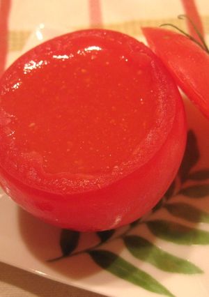 トマト丸ごと！爽やかトマトゼリー-レシピのメイン写真