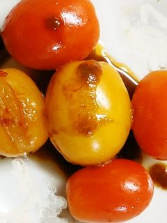 ミニトマトの豆板醤炒め-レシピのメイン写真