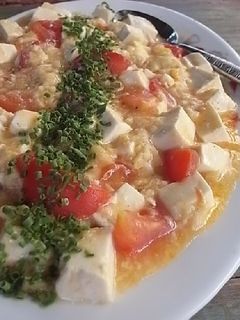 豆腐とトマトのあっさり卵とじ-レシピのメイン写真