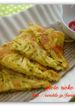 *じゃがいものチーズガレット　カレー味*-レシピのメイン写真