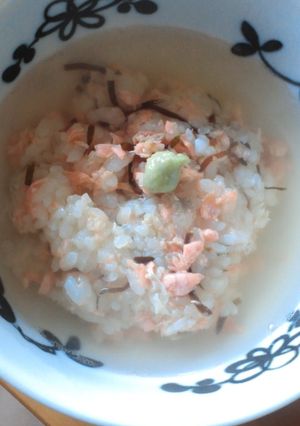 鮭塩こんぶ茶漬け-レシピのメイン写真