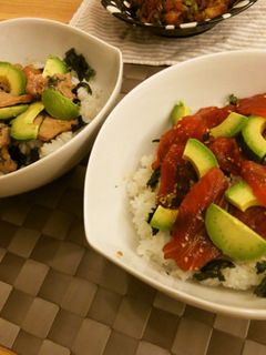 2通りの漬けマグロ丼♪-レシピのメイン写真