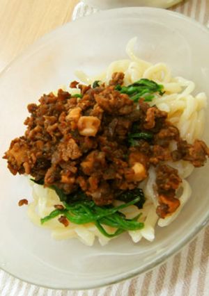冷やし肉みそうどん♪-レシピのメイン写真