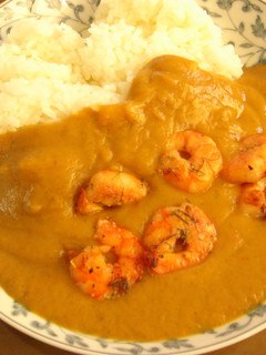 カロリーカットでヘルシー☆エビカレー-レシピのメイン写真