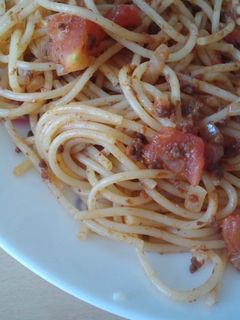 タコライスの素で簡単パスタ-レシピのメイン写真