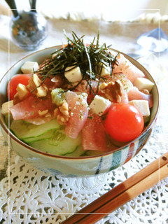 生ハムとクリチのハーブ塩レモン丼-レシピのメイン写真