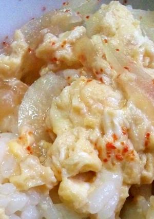 【夏休みランチに】簡単！濃厚天かす卵どん-レシピのメイン写真