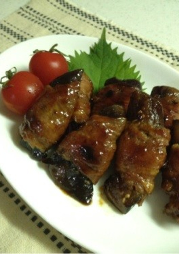 茄子と大葉の豚肉巻き-レシピのメイン写真