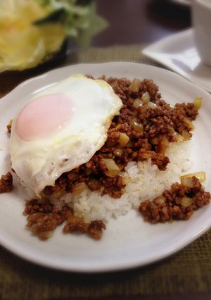 ガリとガーリックのスタミナドライカレー♫-レシピのメイン写真