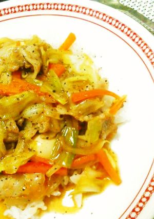とろ～り☆和風の肉野菜あんかけごはん-レシピのメイン写真