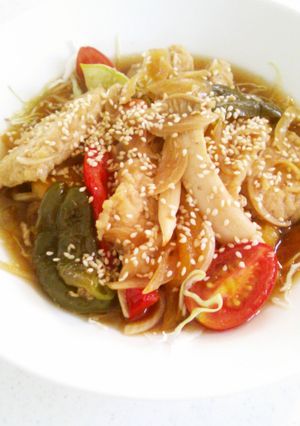鶏むね肉の南蛮漬け☆サラダ-レシピのメイン写真