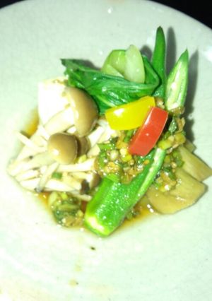 夏野菜の薬味だれ♪-レシピのメイン写真