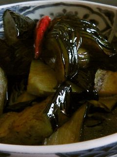 茄子の煮びたしヒンヤリいただきます!-レシピのメイン写真