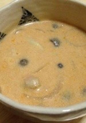 しめじとベーコンの豆乳トマトスープ-レシピのメイン写真