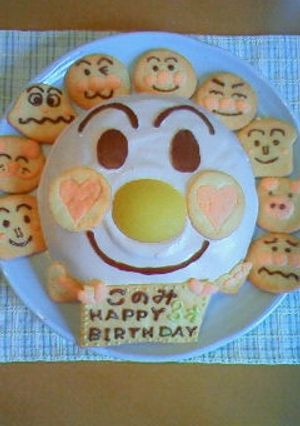アンパンマン立体ケーキ☆-レシピのメイン写真