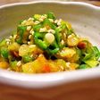 オクラの辛ネギ味噌和え