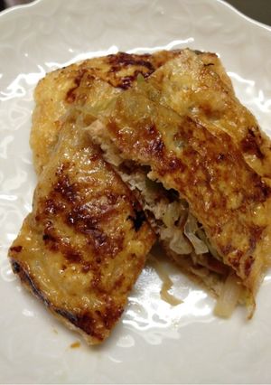 醤油香ばし＊お揚げの葱おかか詰め-レシピのメイン写真